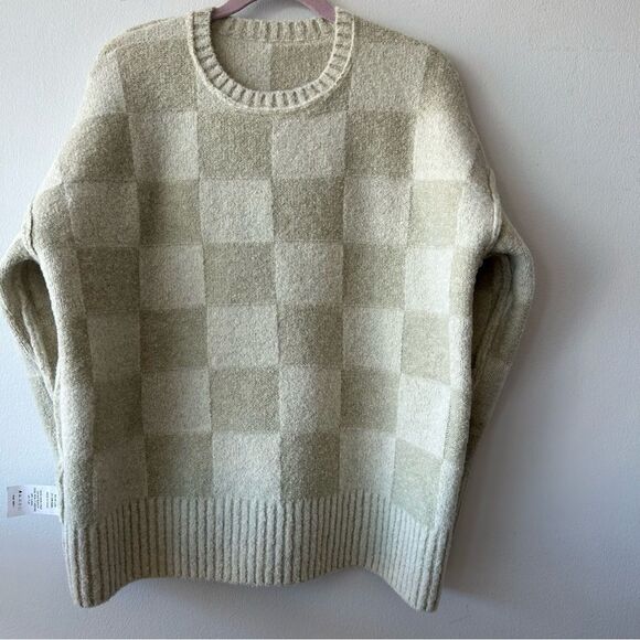 NWOT FIBFLX Conscious Fashion Textured Printed Knit Sweater - Picture 8 of 13